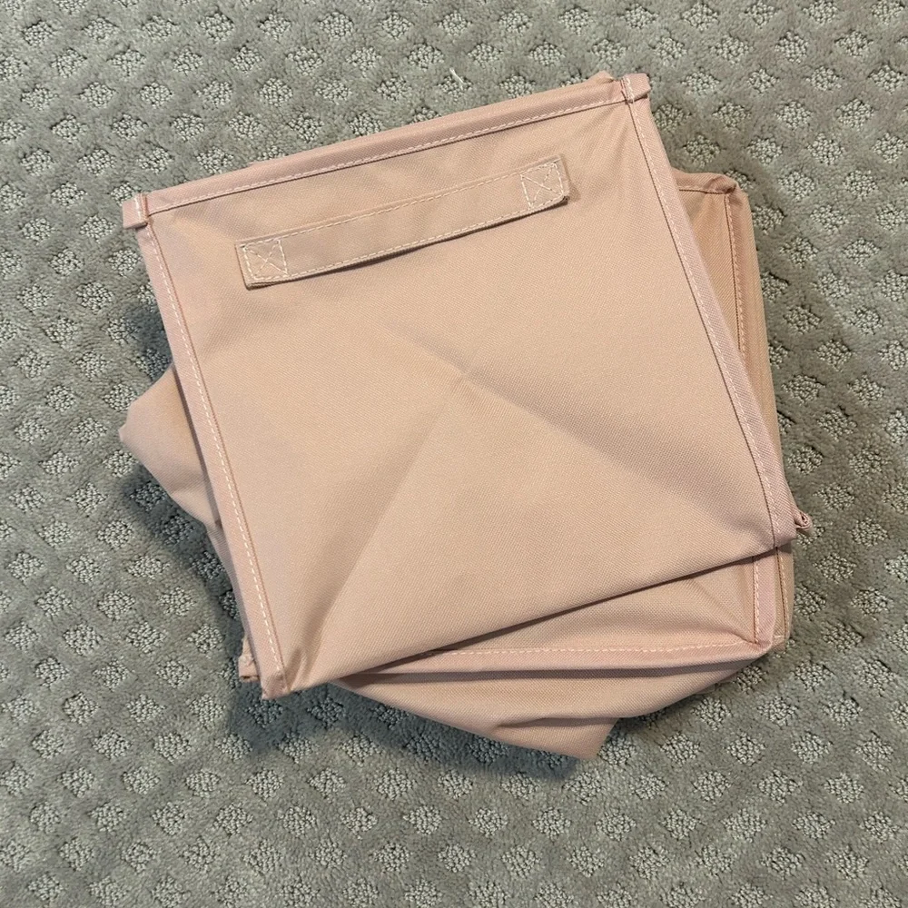Crate&Barrel Pink Storage Bin